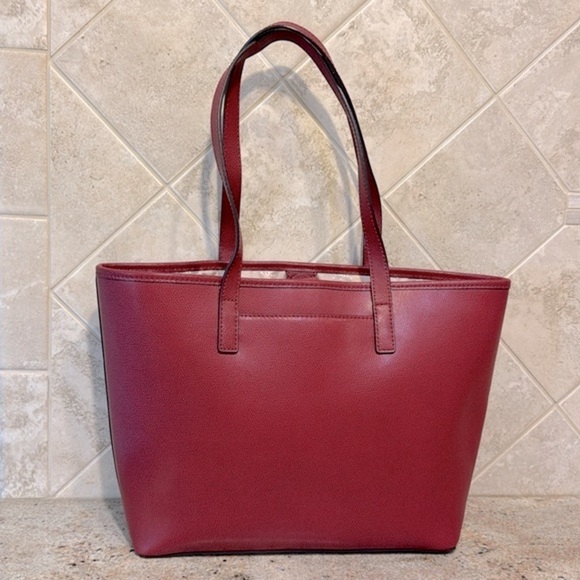 Michael Kors Jet Set Burgundy Red Tote - Picture 3 of 12